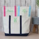  Personalized Tote Bag, Monogrammed Tote Bag, Canvas Tote, Bridesmaid Gift, Embroidered Classic Tote, Teacher Bag, Bachelorette Party Beach Bag