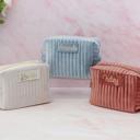  Custom Personalized Small Velvet Cosmetic Bag, Travel Bag, Toiletry Bag, Small Velvet Makeup Bag, Elegant & Stylish, Stocking Stuffer