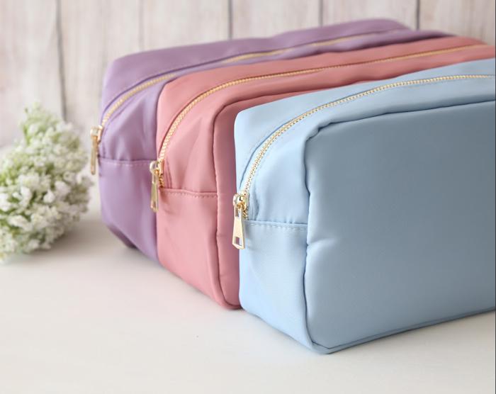 Makeup Cosmetic Bag, Chenille Letters, Travel Bag, Toiletry Bag