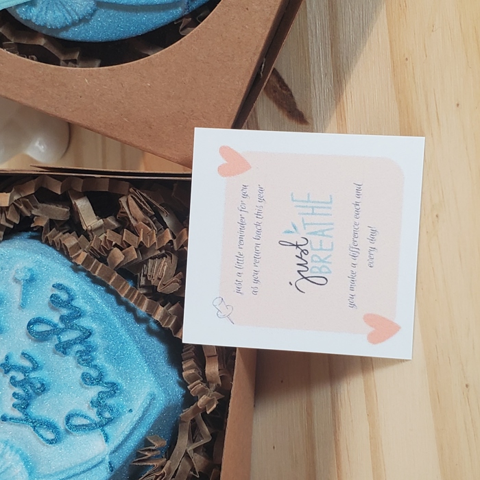 Back to School Teacher Themed Gift Set's l Bath bomb and Lip Balm l Thoughtful Gift l Teacher Gift l Back to School