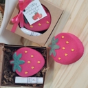Strawberry Back to School Teacher Themed Gift Set's l Bath bomb and Lip Balm l Thoughtful Gift l Teacher Gift l Back to School