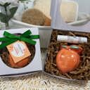 Peach Back to School Teacher Themed Gift Set's l Bath bomb and Lip Balm l Thoughtful Gift l Teacher Gift l Back to School