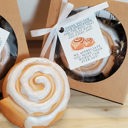  Thank you for your dedication gift - Cinnamon Roll Gift Set - Bath Bomb with Lip Balm - Teacher Gift - Employee Gift - Coworker Gift - Friend Gift - Thankful Gift - Gift Set - Bath Bomb - Lip Balm