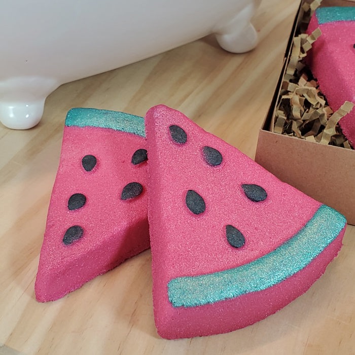 You Are One In A Melon Thank you gift - Watermelon Gift Set - Bath Bomb with Lip Balm - Teacher Gift - Employee Gift - Coworker Gift - Friend Gift - Thankful Gift - Thank You Gift - Gift Set