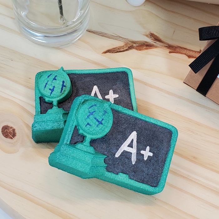 Thank you for being an A+ Teacher gift - Chalkboard Gift Set - Bath Bomb with Lip Balm - Teacher Gift - Thankful Gift - Thank You Gift - Gift Set - Bath Bomb - Lip Balm