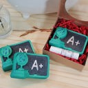  Thank you for being an A+ Teacher gift - Chalkboard Gift Set - Bath Bomb with Lip Balm - Teacher Gift - Thankful Gift - Thank You Gift - Gift Set - Bath Bomb - Lip Balm
