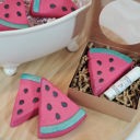  You Are One In A Melon Thank you gift - Watermelon Gift Set - Bath Bomb with Lip Balm - Teacher Gift - Employee Gift - Coworker Gift - Friend Gift - Thankful Gift - Thank You Gift - Gift Set
