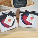  Thank you gift - Heart Gift Set - Bath Bomb with Lip Balm - Teacher Gift - Thankful Gift - Thank You Gift - Gift Set - Bath Bomb - Lip Balm