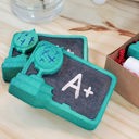  Thank you for being an A+ Teacher gift - Chalkboard Gift Set - Bath Bomb with Lip Balm - Teacher Gift - Thankful Gift - Thank You Gift - Gift Set - Bath Bomb - Lip Balm
