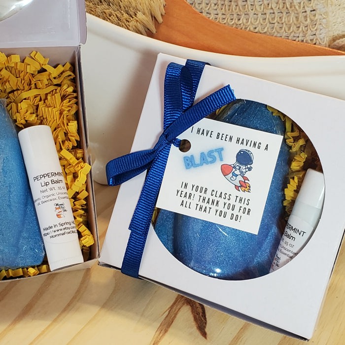 I Have Been Having A Blast in Your Class Thank you gift - Rocket Blast Gift Set - Bath Bomb with Lip Balm - Teacher Gift - Thankful Gift - Thank You Gift - Gift Set - Bath Bomb - Lip Balm