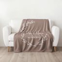  Personalized Plush Throw Blanket