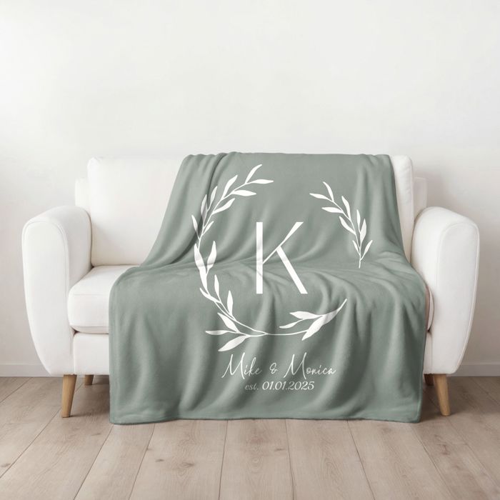 Personalized Plush Throw Blanket