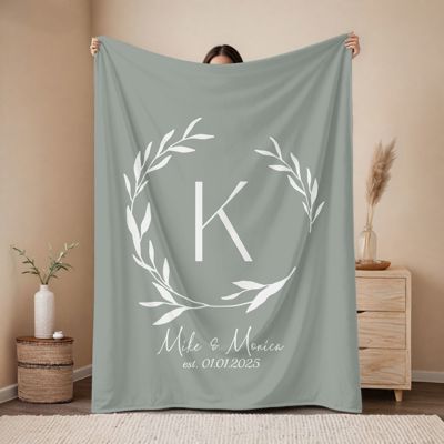 Personalized Plush Throw Blanket
