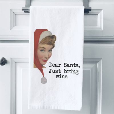 Dear Santa Tea Towel