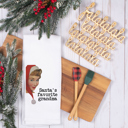  Santa's Favorite Grandma Tea Towel