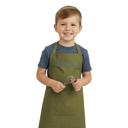  Personalized Kids Apron with Embroidered Name - Cute Chef Costume for Kids- Kids Aprons for Art Painting Cooking Birthday Party 7-12 years 