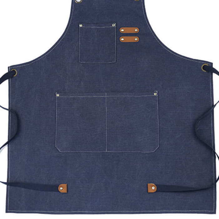 Personalized Canvas Apron, Custom Gift for Men, Dad, Father's Day-Mother's Day- Bartender's Apron, Personalized Embroidered Apron For Him- Barbeque Apron