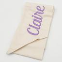 Cream Personalized Newborn Swaddle Sash-Soft Cotton Maternity Sash with Big Bowknot - Custom Sash for Baby Girls & Boys-Newborn Photography Pink