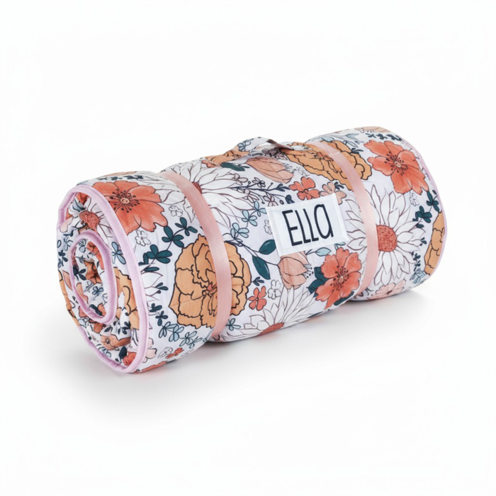 Personalized Toddler Nap Mat with Pillow and Blanket Kids Sleeping Bag for Boys and Girls Napmat with Custom Name Preschool Daycare