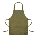 military green Personalized Kids Apron with Embroidered Name- Chef Costume for Kids- 100%  Linen Kids Aprons Art Painting  Cooking Birthday Party