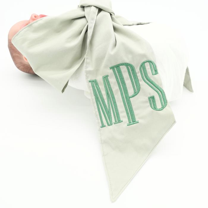 Personalized Newborn Swaddle Sash-Soft Cotton Maternity Sash with Big Bowknot - Custom Sash for Baby Girls & Boys-Newborn Photography Pink