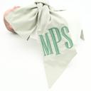 Sage Personalized Newborn Swaddle Sash-Soft Cotton Maternity Sash with Big Bowknot - Custom Sash for Baby Girls & Boys-Newborn Photography Pink