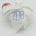 White Personalized Newborn Swaddle Sash-Soft Cotton Maternity Sash with Big Bowknot - Custom Sash for Baby Girls & Boys-Newborn Photography Pink