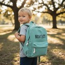 Green Personalized Corduroy Backpack Cute Baby Bag Backpack –Back To School Preschool Kindergarten Toddler Backpack for Boys and Girls