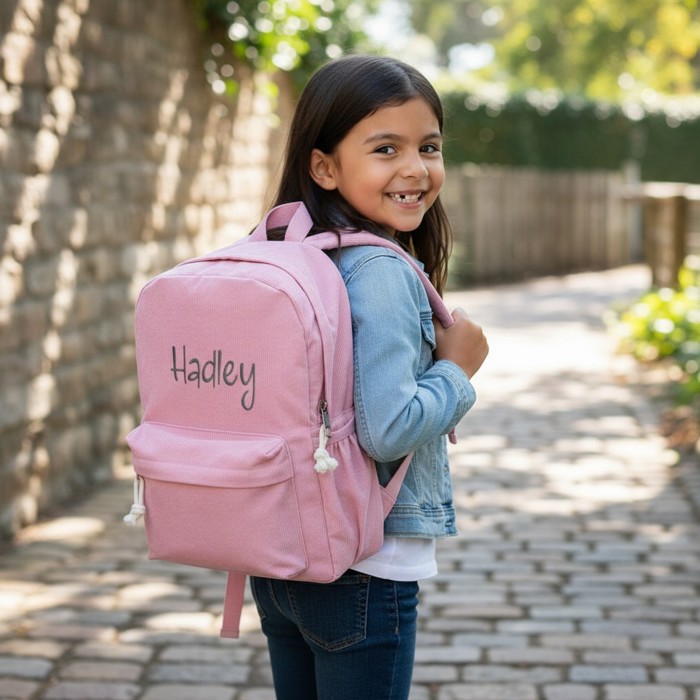 Personalized Corduroy Backpack Cute Baby Bag Backpack –Back To School Preschool Kindergarten Toddler Backpack for Boys and Girls