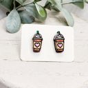  Hand Painted Teacher Studs | 16 Styles