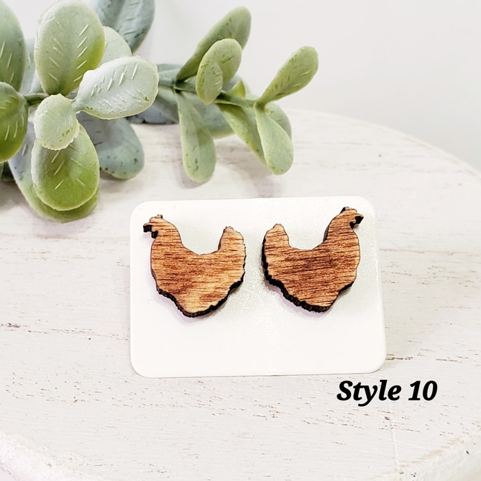Hand Painted Country Studs | 30 Styles