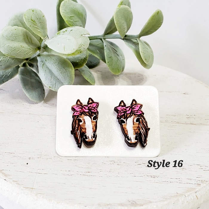 Hand Painted Country Studs | 30 Styles