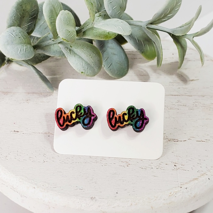 Hand Painted Lucky Studs | 15 Styles