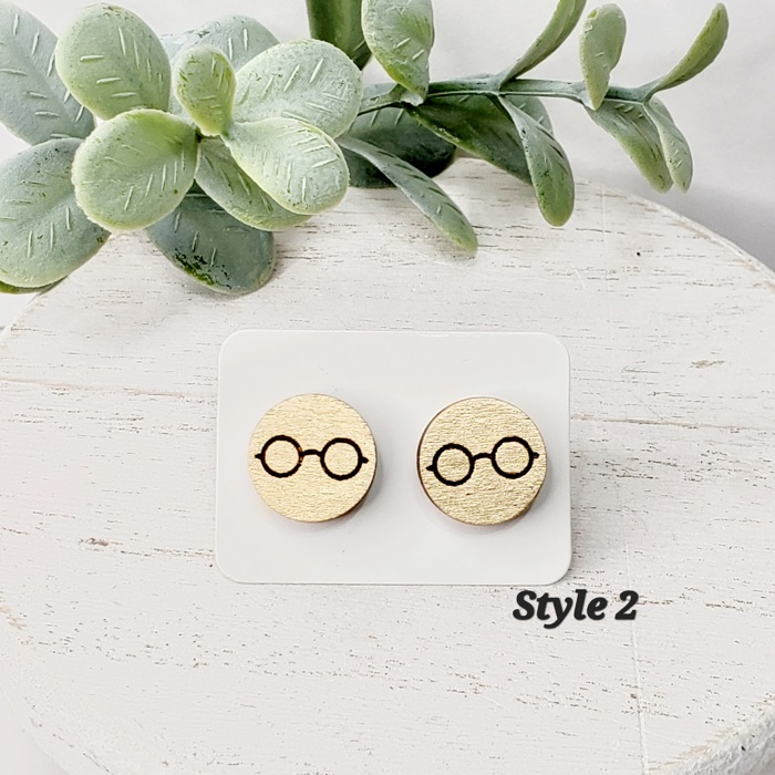 Hand Painted Wizard Studs | 15 Styles