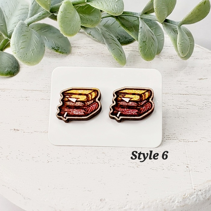 Hand Painted Wizard Studs | 15 Styles