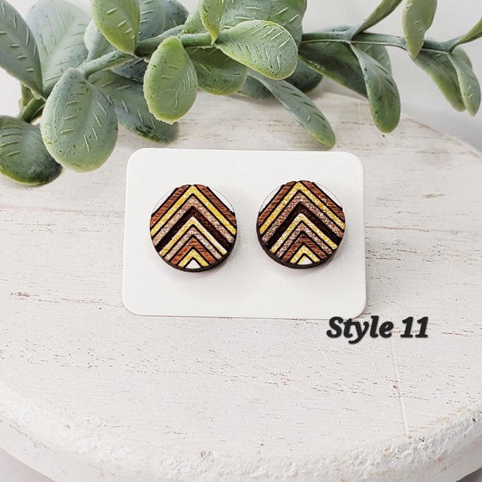 Hand Painted Wizard Studs | 15 Styles