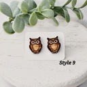  Hand Painted Wizard Studs | 15 Styles