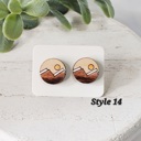  Hand Painted Wizard Studs | 15 Styles