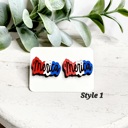 Style 1 - Merica Hand Painted Americana Studs | 30 Styles
