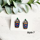 Hand Painted Americana Studs | 30 Styles