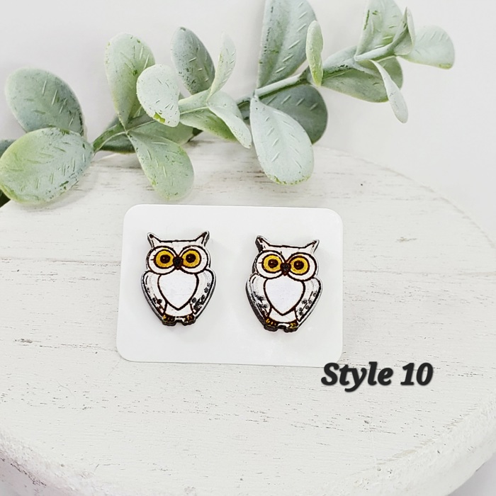 Hand Painted Wizard Studs | 15 Styles