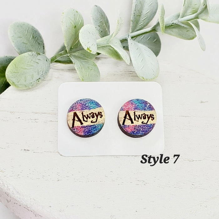 Hand Painted Wizard Studs | 15 Styles