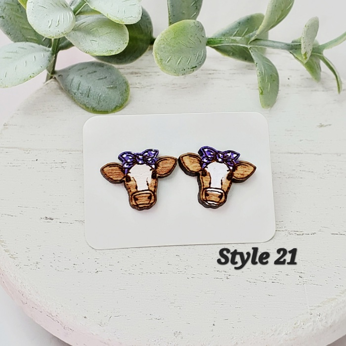 Hand Painted Country Studs | 30 Styles
