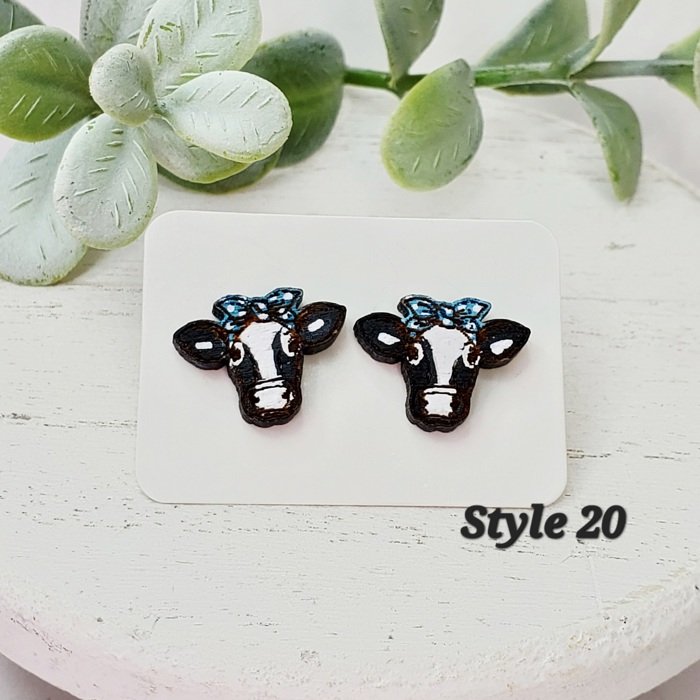 Hand Painted Country Studs | 30 Styles
