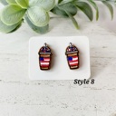  Hand Painted Americana Studs | 30 Styles