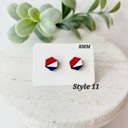 Hand Painted Americana Studs | 30 Styles