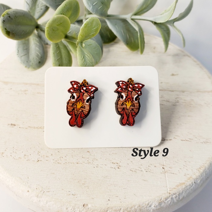 Hand Painted Country Studs | 30 Styles