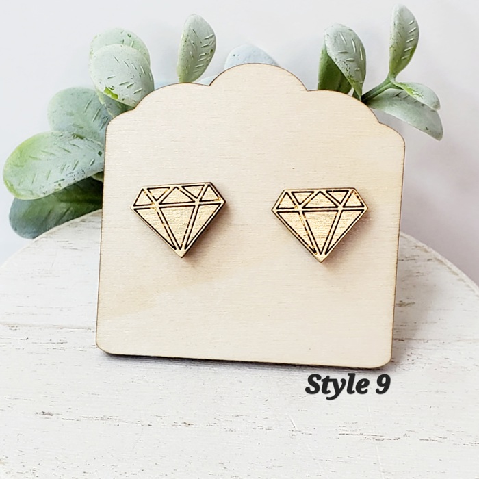 Hand Painted Wedding Studs | 19 Styles