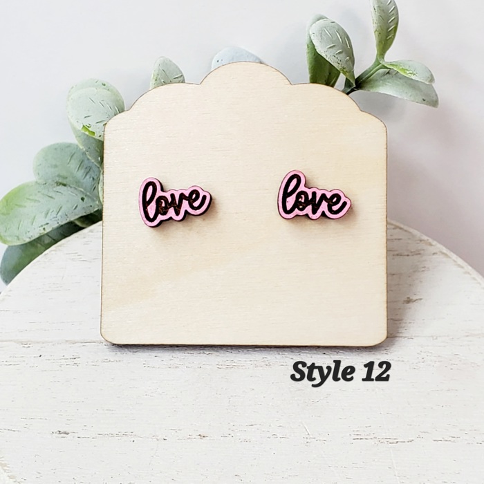 Hand Painted Wedding Studs | 19 Styles