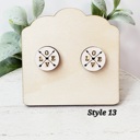  Hand Painted Wedding Studs | 19 Styles